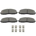 Front Brake Pads D2187-9422 For 2018-2023 Jeep Wrangler 4pcs 