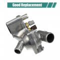 X Autohaux Aluminum Alloy Thermostat Assembly With Housing Sensor Ford Explorer 4 0l 1997-2001 For Mercury V6 1998-2001
