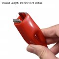 Uxcell 2pcs 50a Heavy-duty Alligator Clips Battery Crocodile Electrical Test Clamps Charger Clamp For Car Auto Vehicle