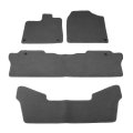 Ikon Motorsports Floor Mats For 2016-2022 Honda Pilot Gray Grey Nylon Car Auto Front Rear Carpets Liner 4pc Set Protector 2017 