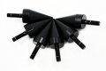 Semt-universal Black Motorcycle Spike Bolts Compatible With Windscreen Fairings License Plate B074nmgff8