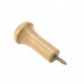 10pcs Coat Wall Hooks Wood Mushroom Heavy Duty Robe Hook Decorative Pegs For Hanging Hat Towels Clothes 5 2cm 2 Inch 