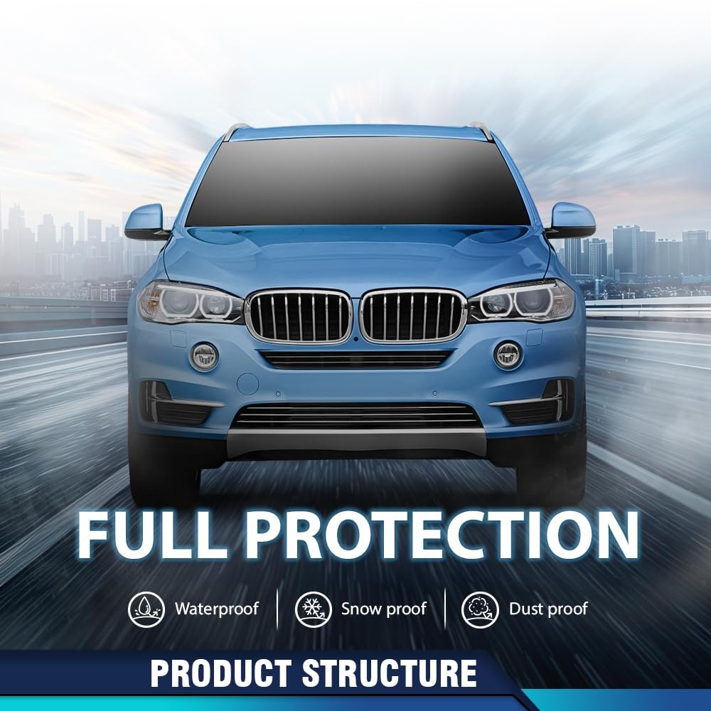 Front Center Upper Bumper Grille Black Plastic For Bmw X5 2014-2018 51117294476 Bm1036182