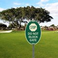 Signmission Designer Oval Series Not A Truck Exit Green Tan 12 X 18 Heavy-gauge Aluminum Architectural Sign Commercial Grade 