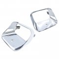 Kuafu Park Light Bezels Compatible With 1978-1981 Chevy Chevrolet Camaro Z28 Chrome Silvery Abs Plastic Left Driver Right