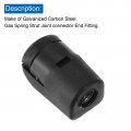 Uxcell Gas Spring Strut M6 Joint Fitting Female Threaded Connectors Steel Black 20pcs