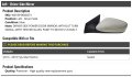 Marketplace Auto Parts Left Driver Side Power Mirror Without Turn Signal Heated Glass Compatible With 2014-2016 Hyundai Elantra