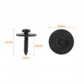 Uxcell 20pcs Screw Bolt Retainer Plastic Rivet Fender Liner Fastener For Ford Escape F-150