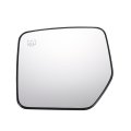 Car Rearview Left Driver Side Mirror Glass Replacement W Backing Plate Heated White For Jeep Compass Patriot 2007-2017 