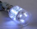1076 Led Auto Bulb Ba15d Base Cool White Cree Xp-e Protective Glass Shell For Marine And Vehicle Applications 1 5 In High 
