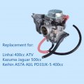 Carburetor Carb Replacement For Linhai 400cc Atv Kazuma Jaguar 500cc As7a Aijl Pd33jk-5 C02a30