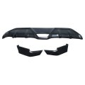 Ikon Motorsports Rear Diffuser Side Apron Lips For 2014-2016 Scion Tc Style Unpainted Black Pu Lower Spoiler Air Dam Chin 