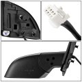 Ni1321231 Factory Style Passenger Right Side Mirror Manual Folding Power Adjust Heated Glass Compatible With Leaf 11-12 Paint