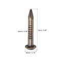 Uxcell Small Tiny Hardware Brass Nails 2mmx15mm Dxl For Diy Wooden Boxes Accessories Bronze Tone 60pcs