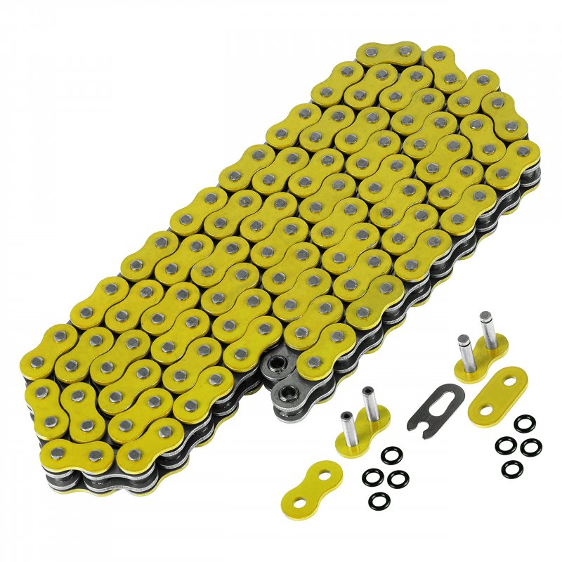 Caltric O-ring Drive Chain For Honda 400 Trx400ex Trx400x Sportrax Trx-400x 2008-2009 2013 Yellow