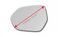 New Replacement Mirror Glass With Full Size Adhesive For Toyota 2018-22 Camry 2019-22 Corolla Avalon 2016-22 Prius 2017-22