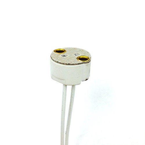 Sc-109-2 Porcelain Halogen G6 35 Socket With Wire Leads