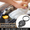 X Autohaux 3pcs Black 13227300 12788573 Windshield Wiper Washer Fluid Reservoir Tank Bottle Cap For Chevrolet Gmc Cadillac