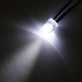 Uxcell 18pcs 8mm Pre Wired Led White Dc12v Clear Lens Light Emitting Diodes