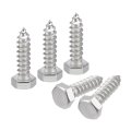 Hex Head Lag Screws Bolts 5pcs 5 16 X 1-1 4 304 Stainless Steel Partial Thread Wood 