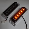 Httmt- Chrome Sequential Led Turn Signal Run Brake Taillight Clear Lens Compatible With 14-19 Electra Glide Ultra Classic P N
