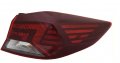 Halogen Tail Light Assembly Rear Right For 19-20 Hyundai Elantra Us Kr Built Red Color With Clear Lens Waterproof Part Number 