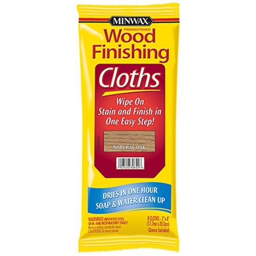 Minwax 308200000 Wood Finishing Cloths Natural Oak