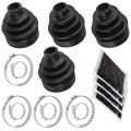 Caltric 2 Front Axle Inner Outer Cv Boot Kit Compatible With Honda Trx500fa Foreman Rubicon 500 4x4