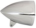 Adjure Hb54210 5-3 4 Flamed Chrome Sunset Boulevard Style Sleek Motorcycle Headlight Bucket 