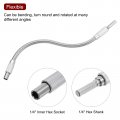 Uxcell 1 4 Hex Shank Flexible Extension Bit Shaft 300mm Soft Screwdriver Bits