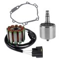 Geluoxi Charging Coil Stator Flywheel With Gasket Replacement For Yamaha Yzf R1 2004-2008