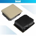 X Autohaux Center Console Cup Holder For Subaru Impreza Outback 2 5l 2005-2007 Abs Black Beige