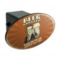 Beer Goggles Helping Ugly Girls Look Beerrific Since 1862 Funny Humor Retro Oval Tow Trailer Hitch Cover Plug Insert