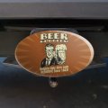 Beer Goggles Helping Ugly Girls Look Beerrific Since 1862 Funny Humor Retro Oval Tow Trailer Hitch Cover Plug Insert