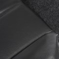 Hecasa Bottom Seat Cover Driver Side Compatible With 1999-2002 Chevy Silverado Gmc Siera Black Replacement Synthetic Leather