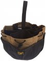 Clc Custom Leathercraft 1148 Drawstring Bucket Bag 18 Pocket Black