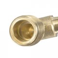 Uxcell Brass Hose Barb Fitting Elbow 1 4 Inch X Npt Male Thread Right Angle Pipe Connector Pack Of 2