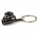 Maycoma Creative Spinning New Turbo Turbocharger Keychain Key Chain Ring Keyring Keyfob Gunmetal Black