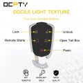 Ocpty Key Fob Shells Case For 2014-2019 Cadillac Cts Ats Xts 1pcs