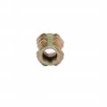Uxcell M4x10mm Hex Socket Threaded Insert Nuts Bronze Tone 60pcs For Wood Furniture
