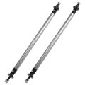 2pcs 200mm 7 87 Splitter Support Rods Adjustable Front Rear Bumper Lip Strut Rod Tie Bars Fit Most Vehicle Silver Tone 
