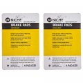 Niche Brake Pad Set For Suzuki Sv1000s Katana 650 Kawasaki Versys 1000 69100-16852 Front Rear Organic
