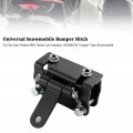 Topteng Universal Snowmobile Bumper Hitch For Ski Doo Polaris Rev Arctic Cat Yamaha Howbow Tongue Type