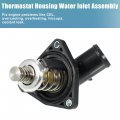 X Autohaux Engine Coolant Thermostat Housing Assembly For Chevrolet Silverado Gmc Sierra 1500 14-18 Chevy Suburban Tahoe