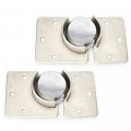 Hidden Shackle Padlock Garage Shed Door Security 2 Packs Keys 73mm W 4x Keys Hasp Lock 