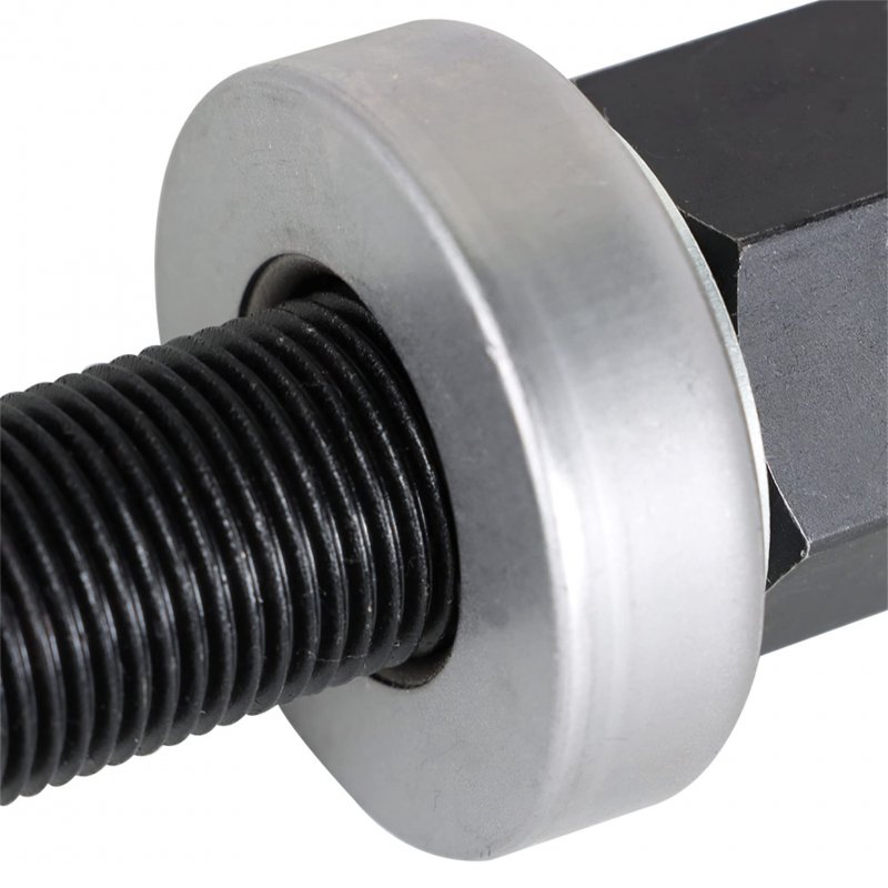 66515 Harmonic Balancer Installer Tool Puller Replacement For Sbc Bbc 5 8in-16 7 16in-16 Threaded Black Steel