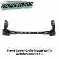 Hecasa Lower Grille Reinforcement Compatible With 2011-2016 F250 F350 F450 F550 Super Duty Replacement For Bc3z-17a792-b