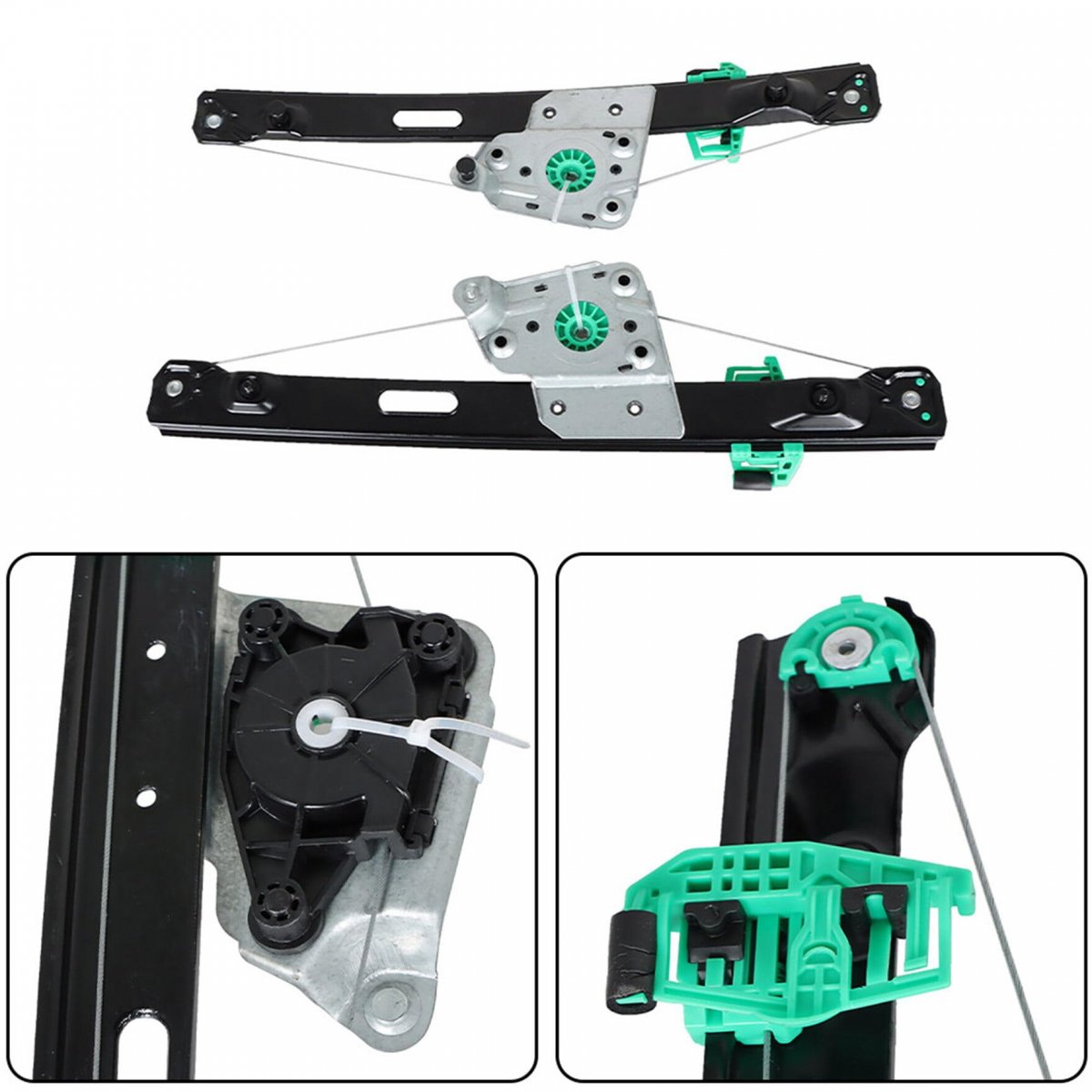 Power Window Regulator 2 Piece Set Without Motor For Bmw E90 E91 325i 328i 330i 335i Rear Row Left And Right Part 51357140589