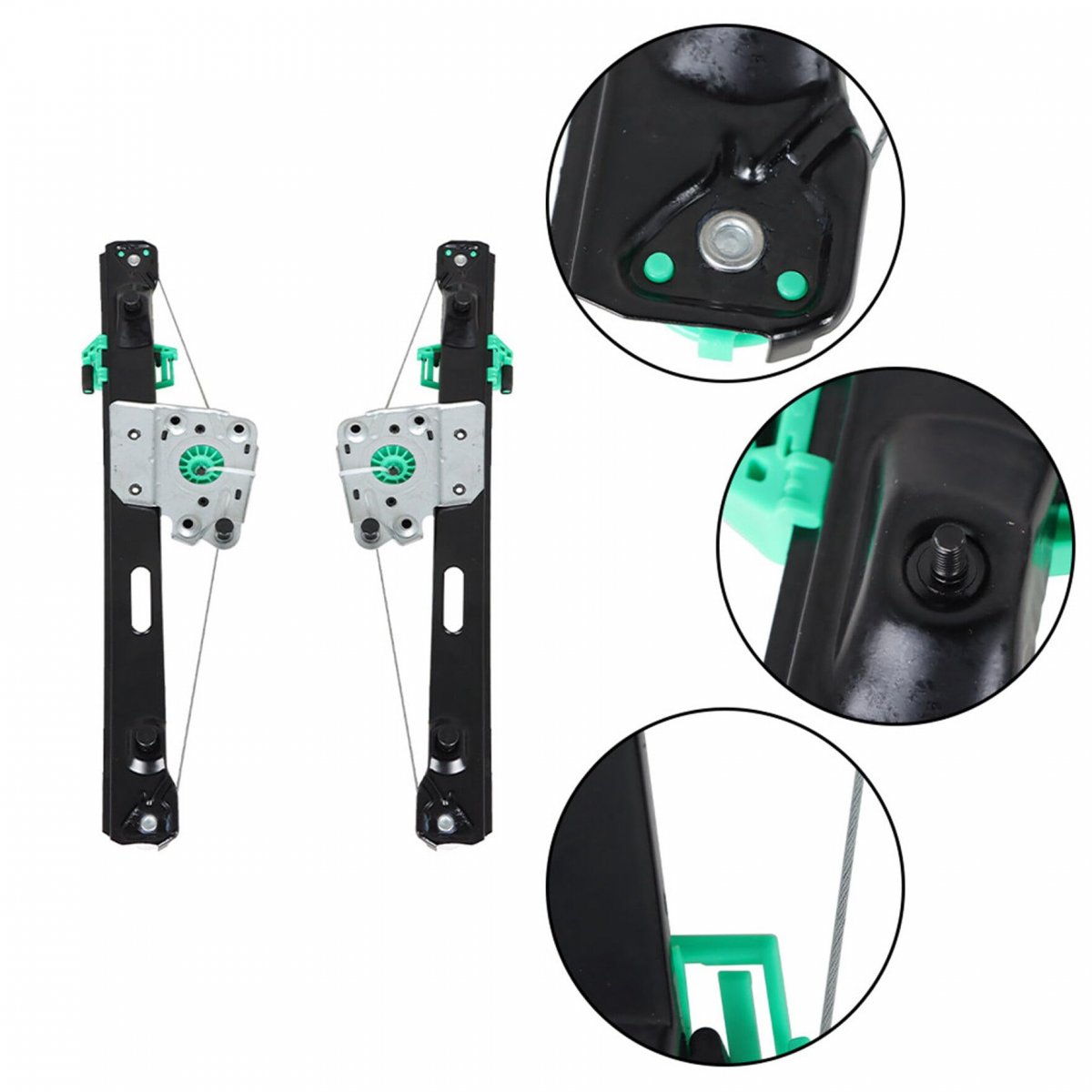 Power Window Regulator 2 Piece Set Without Motor For Bmw E90 E91 325i 328i 330i 335i Rear Row Left And Right Part 51357140589