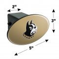 Wofford College Primary Logo Oval Tow Hitch Cover Trailer Plug Insert 2